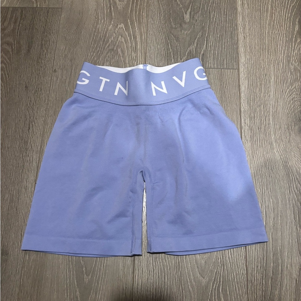 NVGTN Women's Athletic Shorts - Light Blue